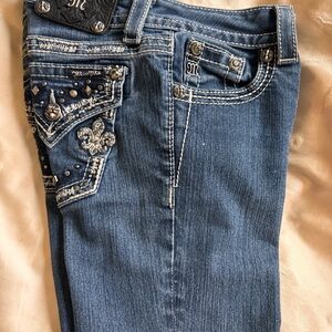 Miss Me Denim Skinny Jeans with Embellishments